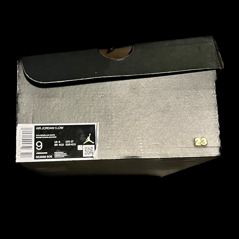 Jordan size 9 EMPTY BOX.